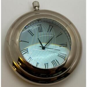 Two's Company Novelty Paperweight Clock